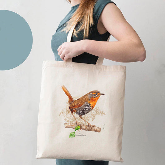 Bolsa de tela Aves de Chile: Chucao