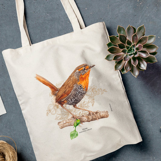 Bolsa de tela Aves de Chile: Chucao