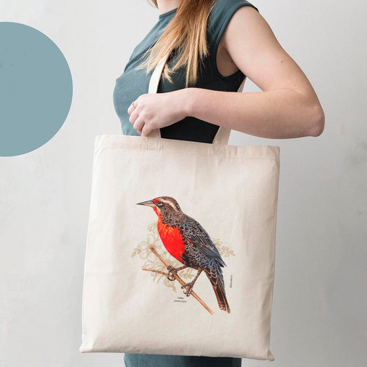 Bolsa de tela Aves de Chile: Loica