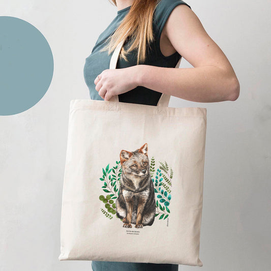 Bolsa de tela Selva Valdiviana: Zorrito de Darwin