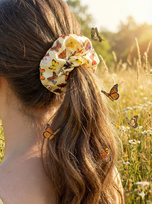 Scrunchie Mariposas de Chile
