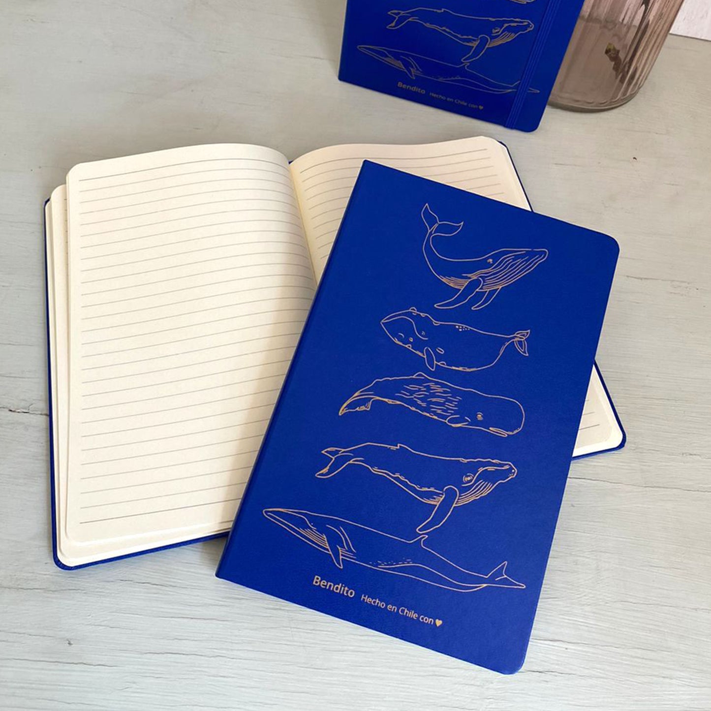 Cuaderno Ballenas Azul