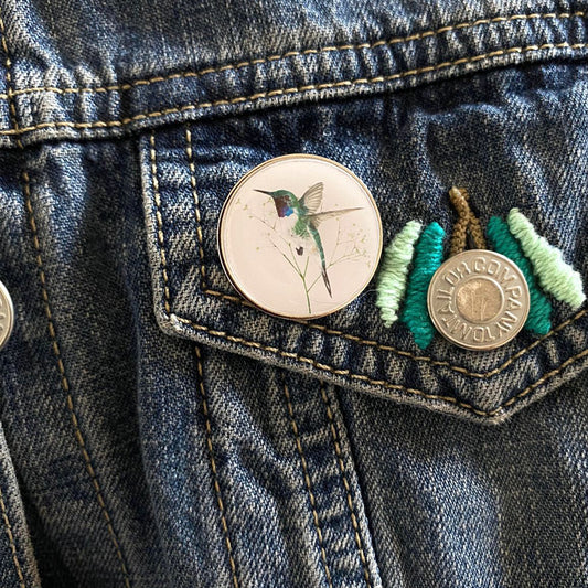 Pin metálico Picaflor de Arica