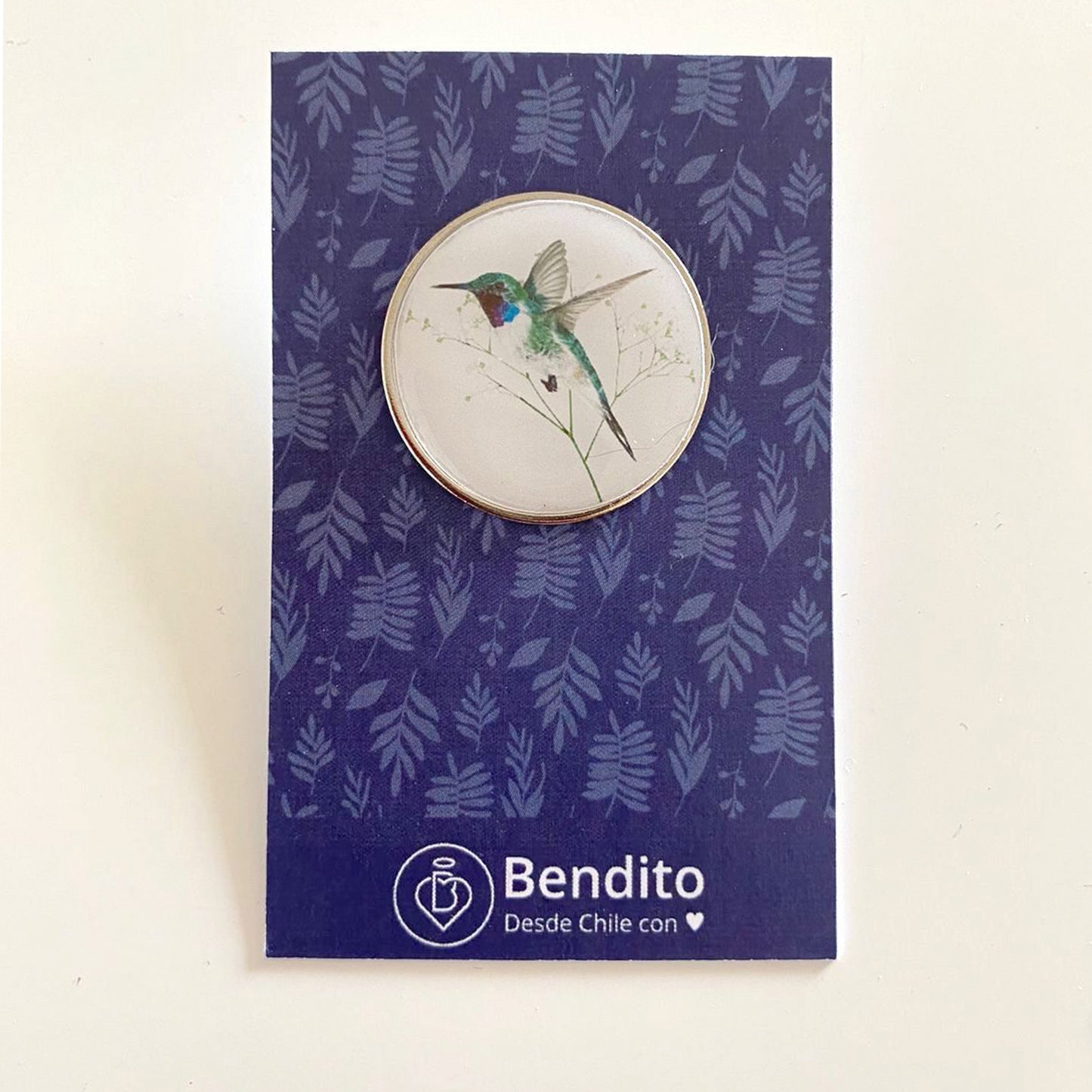 Pin metálico Picaflor de Arica