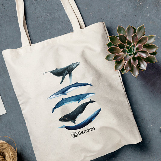 Totebag Ballenas de Chile