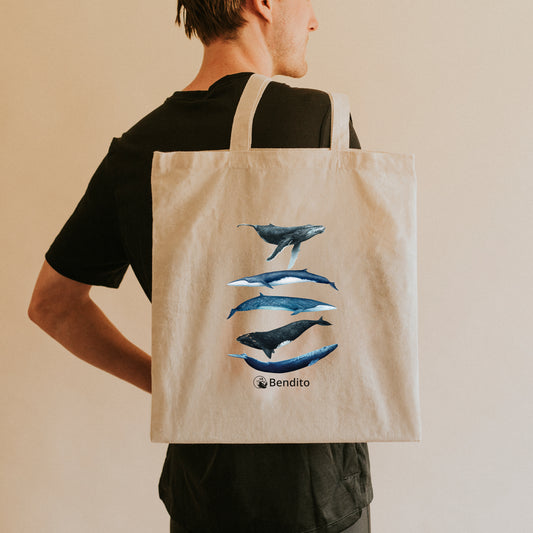 Totebag Ballenas de Chile