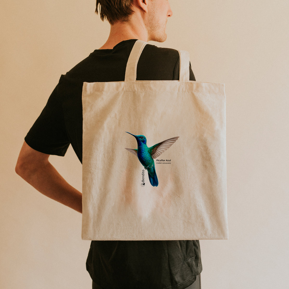 Totebag Picaflor Azul