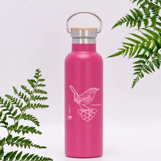 Termo Botella Rosa Chucao