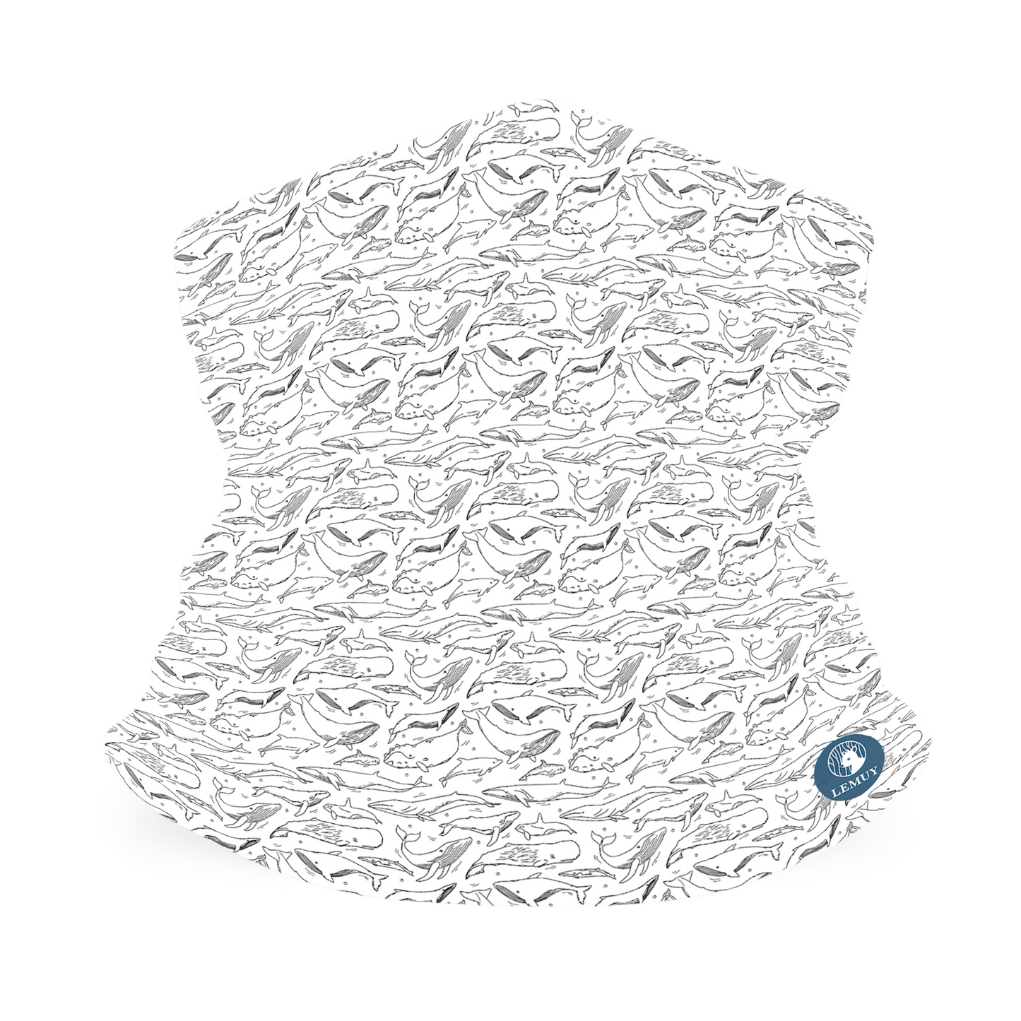 Bandana Ballenas B/N