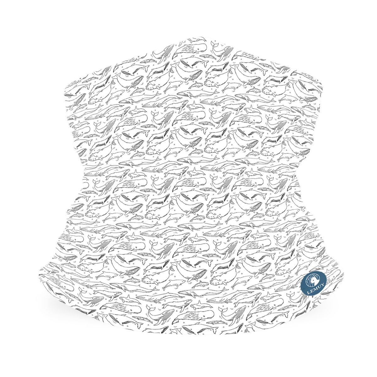 Bandana Ballenas B/N