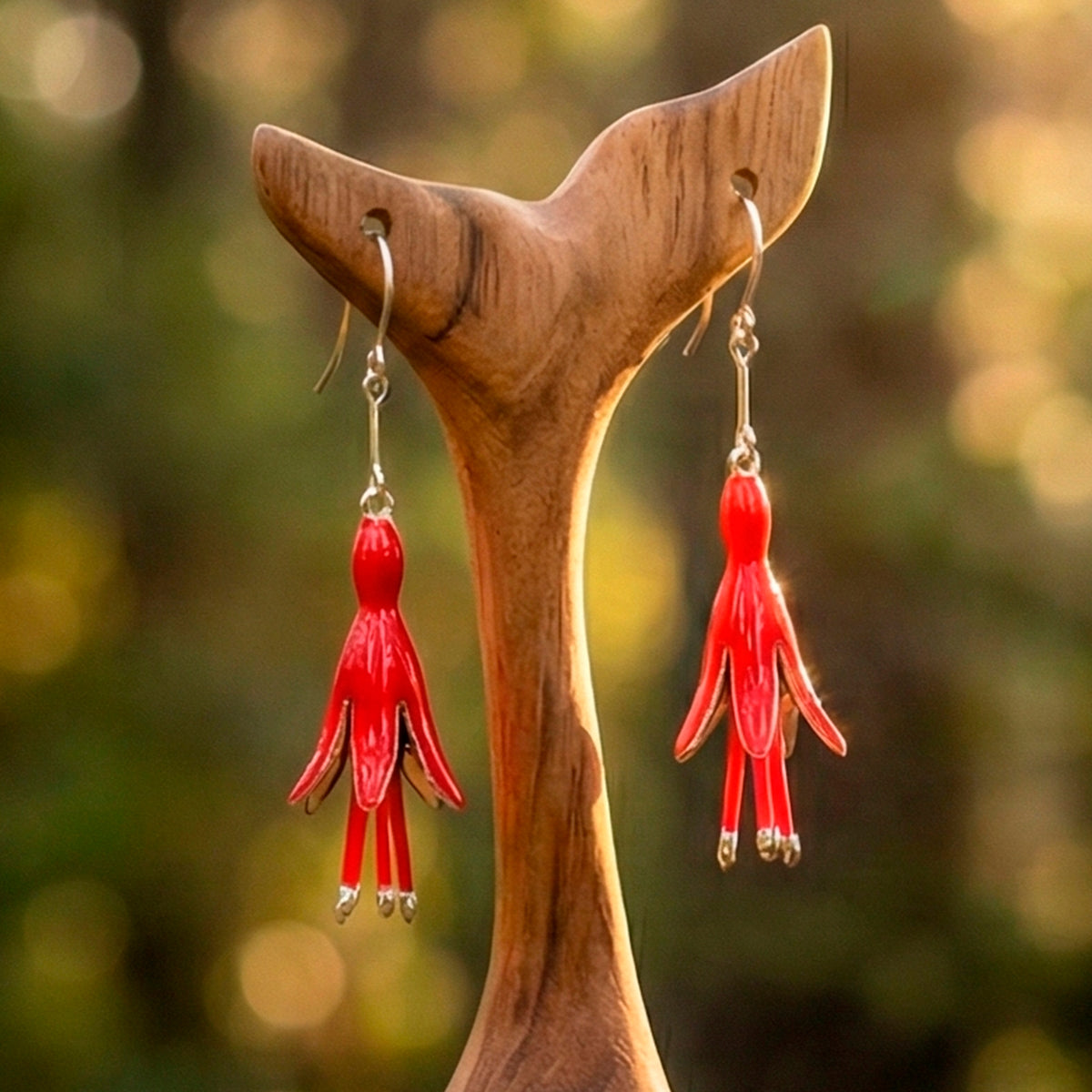 Aros Chilco Rojo