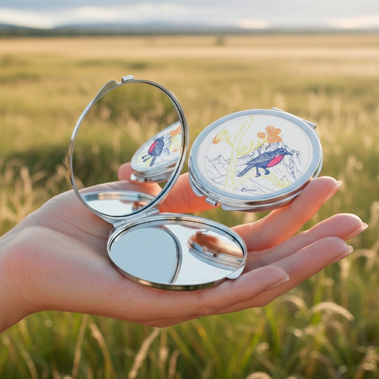 Espejito de cartera Fauna chilena