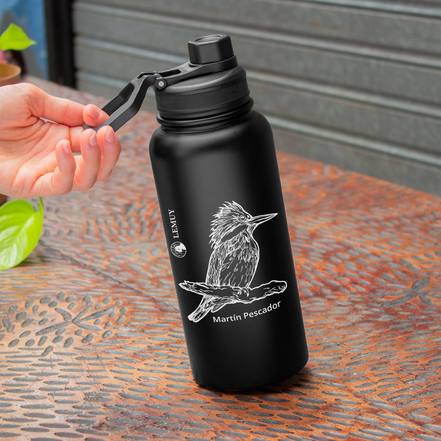 Termo Botella Martin Pescador