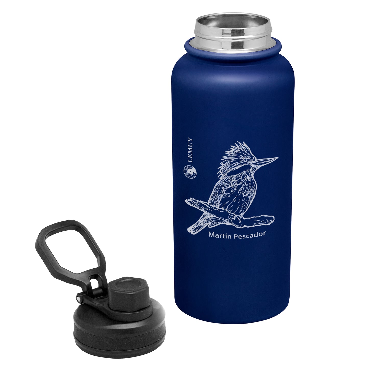 Termo Botella Martin Pescador