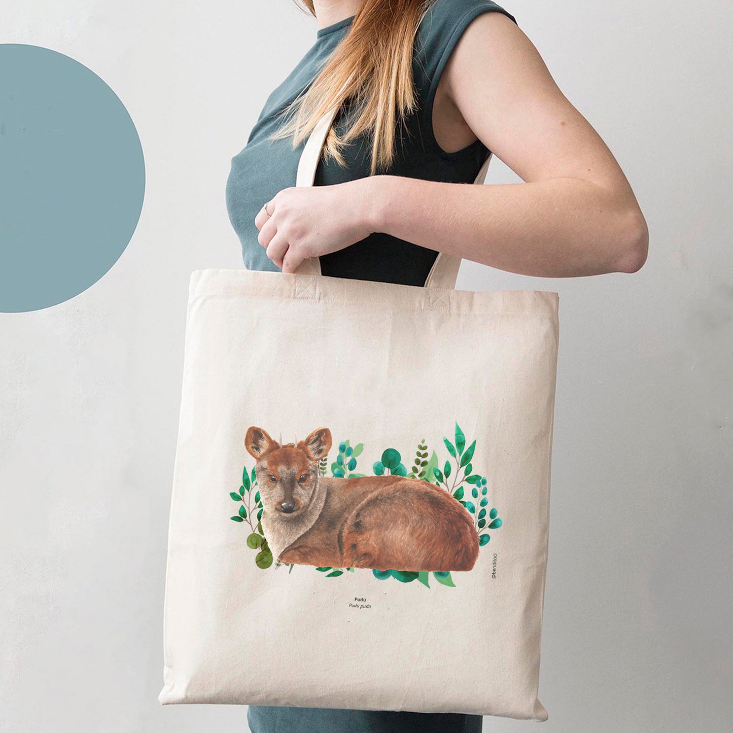 Bolsa de tela Selva Valdiviana: Pudú