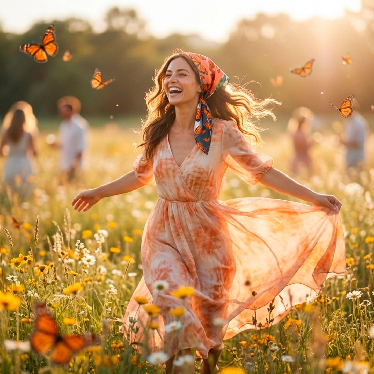 Pañuelo Mariposa Monarca Austral