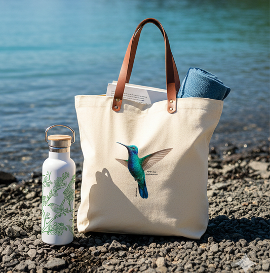 Bolsa de compras Picaflor Azul